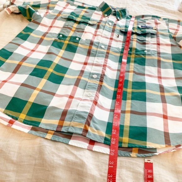 Columbia PFG Super Bahama Plaid Short Sleeve Shirt - Picture 10 of 13